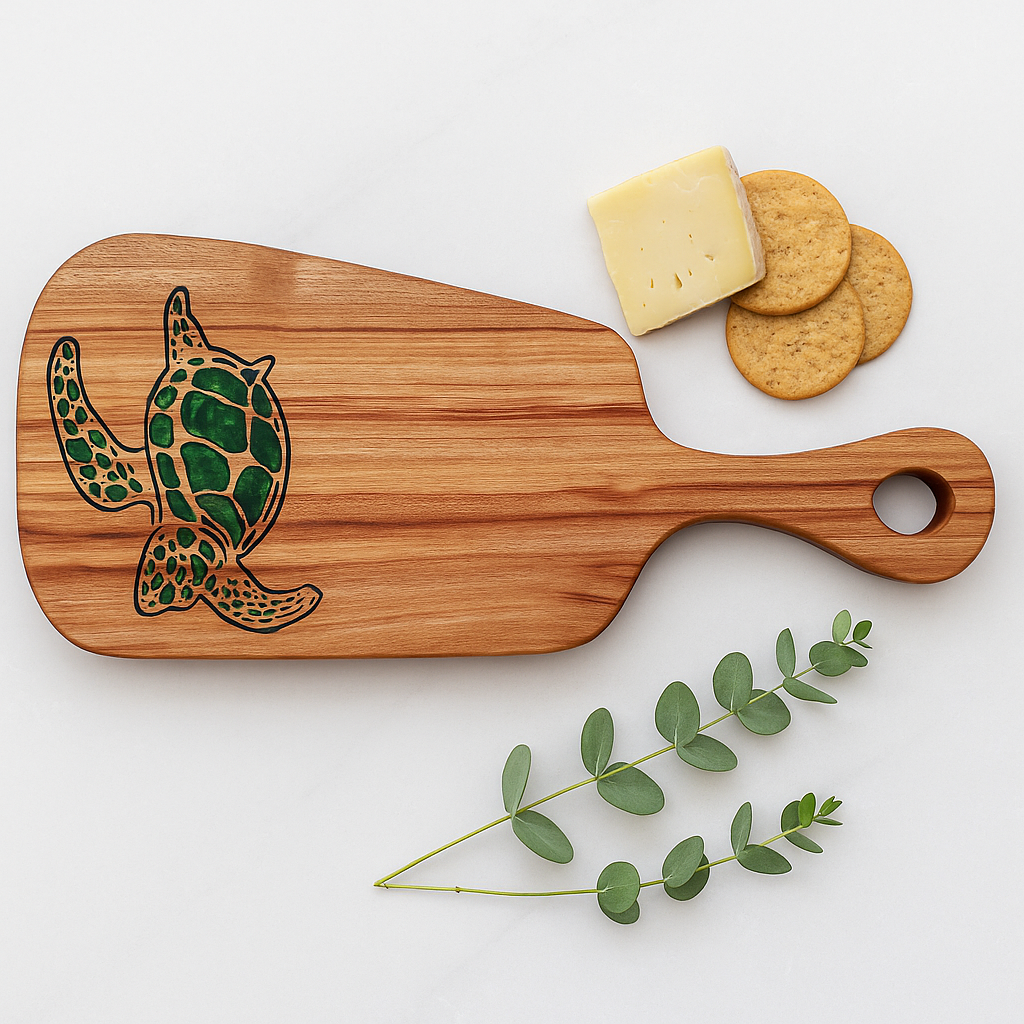 Turtle Inlay Serving Board