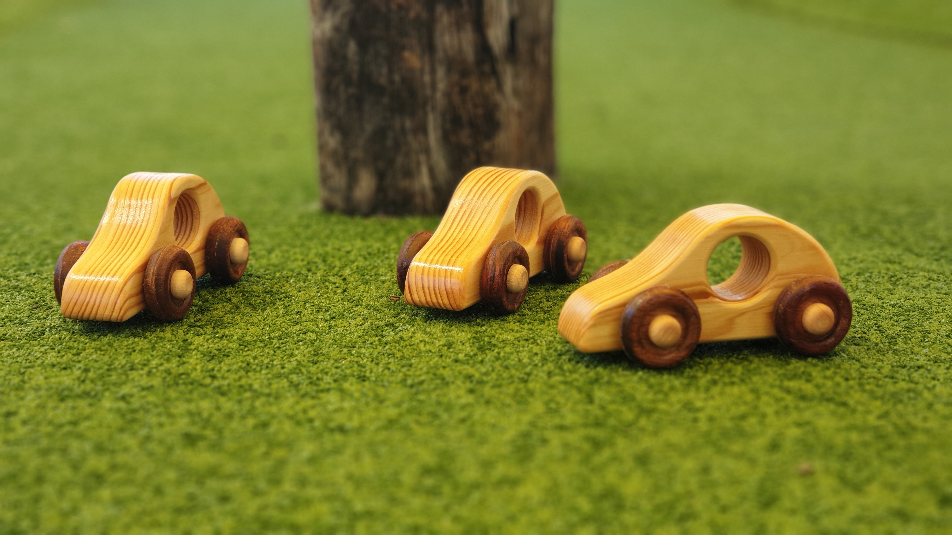 Wooden Bubble Car