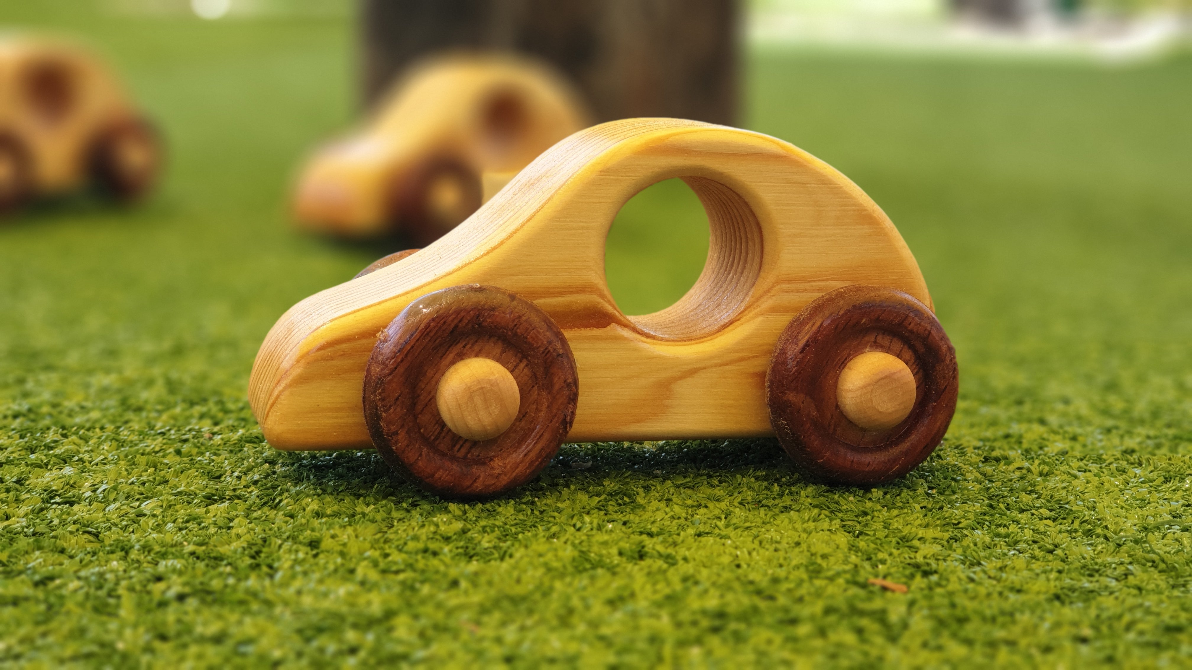 Wooden Bubble Car